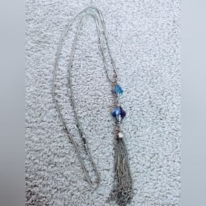 Charming Charlie's Tassel pendant necklace long